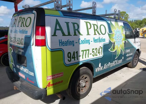 2008 Chevrolet Express Work Van z USA, uszkodzony, nr VIN 1GCFG15X481172670